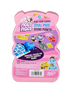 Juego de Cartas Piggy Piggy Hasbro | Para 2 a 6 Jugadores 2