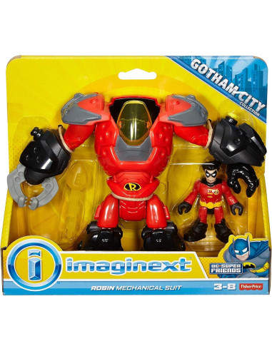 Traje Mecánico Robin Fisher-Price Imaginext con Proyectil