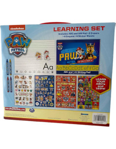 Conjunto de Aprendizaje Paw Patrol - Hojas de Trazado ABC 2