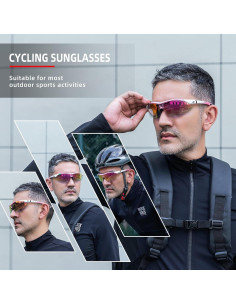 Gafas de sol fotochromic ROCKBROS para ciclismo y deportes 2