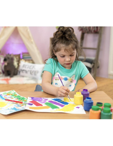 Pintura Lavable Crayola Aromatizada 6 Colores 59ml