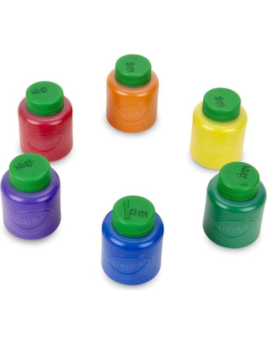 Pintura Lavable Crayola Aromatizada 6 Colores 59ml