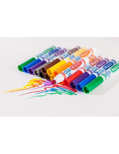 Marcadores Lavables Crayola 8 Colores Clásicos Punta Fina