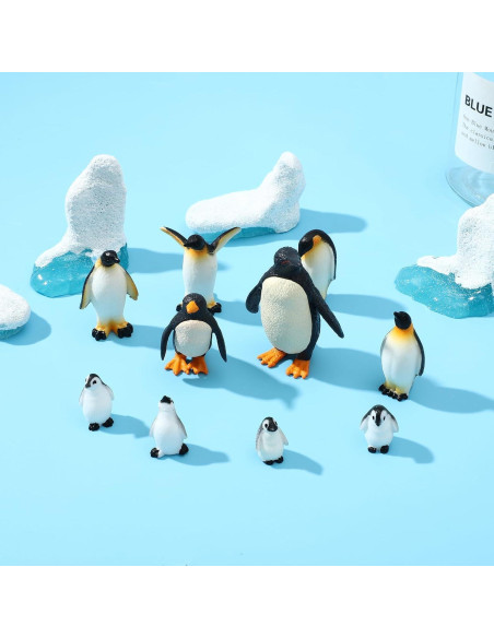 Juego de 21 Mini Figuras de Pingüino ONEST Juguete Ártico