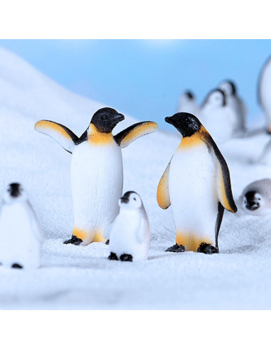 Juego de 21 Mini Figuras de Pingüino ONEST Juguete Ártico