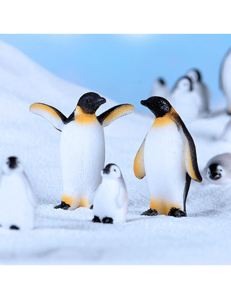 Juego de 21 Mini Figuras de Pingüino ONEST Juguete Ártico
