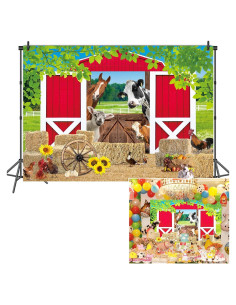 Fondo de Fiesta de Granja BAIFNEZ 210x150cm Colorido