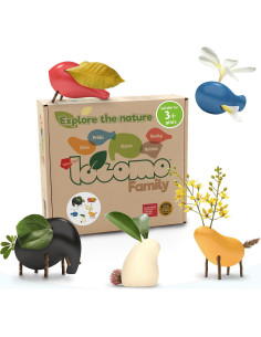 Juego de Construcción Montessori Taksa Toys 72 Piezas + 5 Animales 2