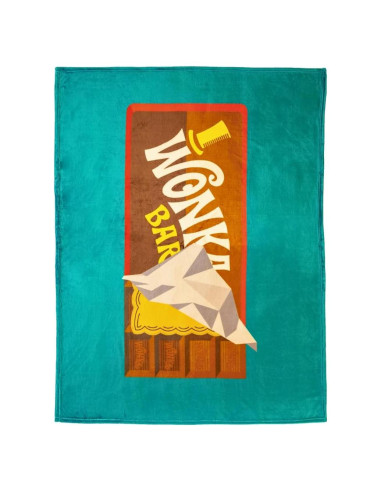 Manta Willy Wonka Franco 116x152 cm Suave y Lavable
