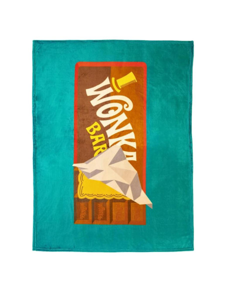 Manta Willy Wonka Franco 116x152 cm Suave y Lavable