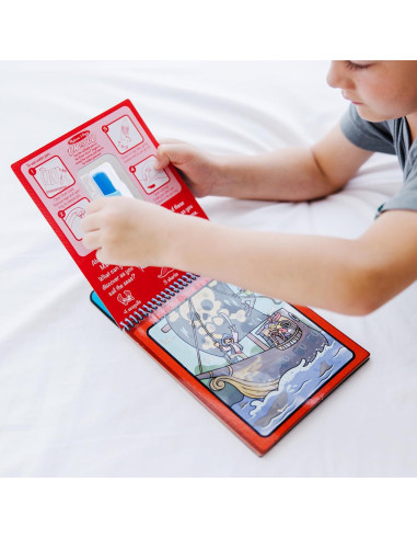 Melissa & Doug Water Wow! Bloc Aventura Reutilizable 4 Páginas