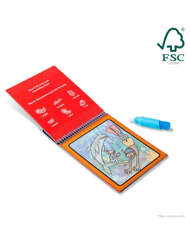 Melissa & Doug Water Wow! Bloc Aventura Reutilizable 4 Páginas