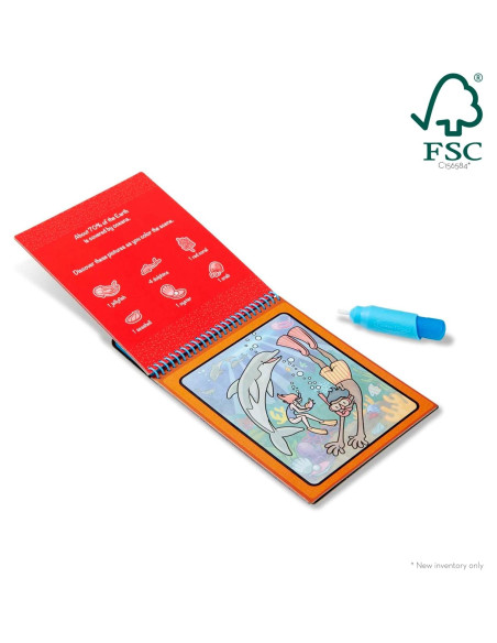 Melissa & Doug Water Wow! Bloc Aventura Reutilizable 4 Páginas