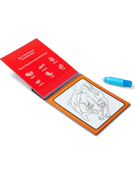 Melissa & Doug Water Wow! Bloc Aventura Reutilizable 4 Páginas