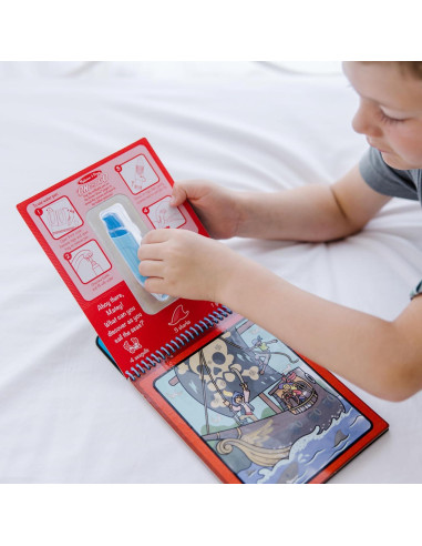 Melissa & Doug Water Wow! Bloc Aventura Reutilizable 4 Páginas