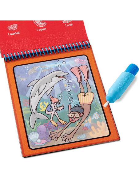 Melissa & Doug Water Wow! Bloc Aventura Reutilizable 4 Páginas