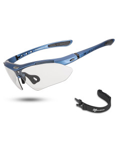 Gafas de sol deportivas ROCKBROS fotochromic UV400 gris azul