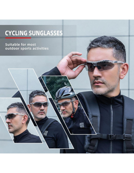 Gafas de sol deportivas ROCKBROS fotochromic UV400 gris
