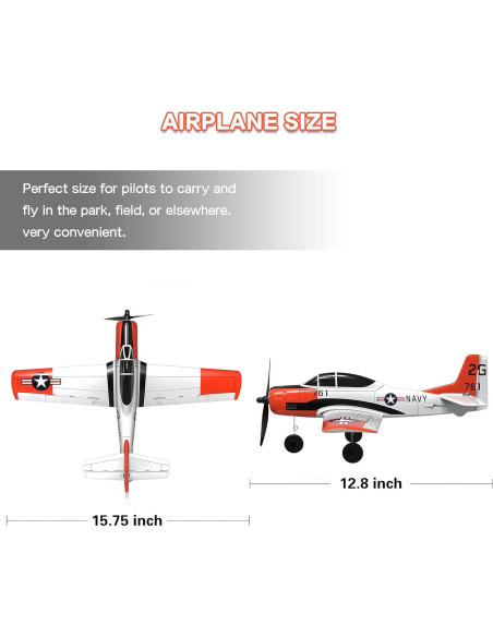 Avión RC Losbenco OLS-6109 4 Canales con Estabilización