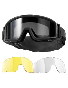 Gafas de Airsoft 1TG Tactical con 3 Lentes Anti Niebla