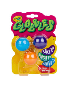 Crayola Globbles 3 en paquete, colores surtidos