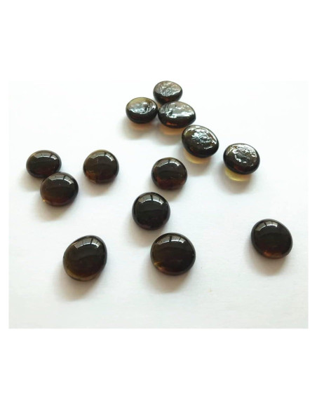 Piedra de gema de vidrio Liying 200 Pcs 1,91 cm Ámbar