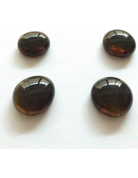 Piedra de gema de vidrio Liying 200 Pcs 1,91 cm Ámbar