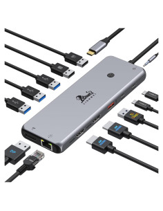 Estación de Acoplamiento 13 en 1 LIONWEI para Laptop 4K
