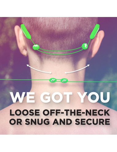 Correa Ajustable Pilotfish Verde Lima 35.56 cm para Gafas