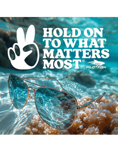 Correa Ajustable Pilotfish Verde Lima 35.56 cm para Gafas