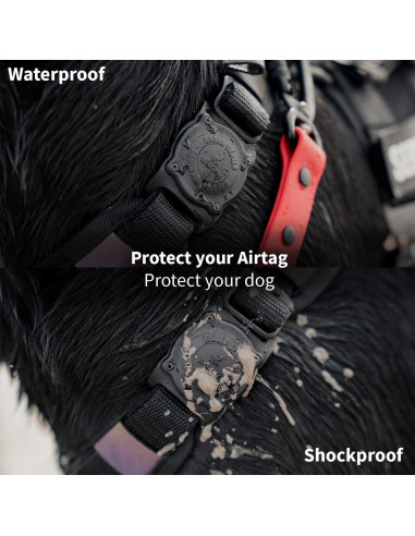 Soporte de Collar para Perros SKER AirTag IP68 Resistente al Agua