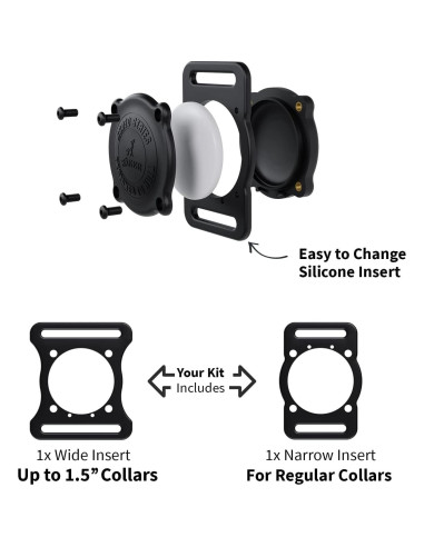 Soporte de Collar para Perros SKER AirTag IP68 Resistente al Agua