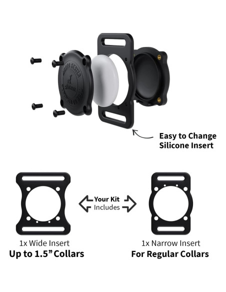 Soporte de Collar para Perros SKER AirTag IP68 Resistente al Agua