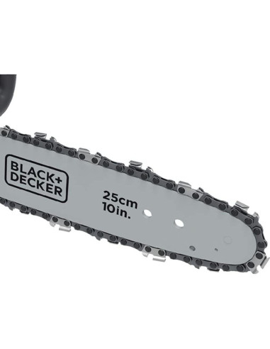 Motosierra inalámbrica BLACK+DECKER 20V 25,4 cm con batería