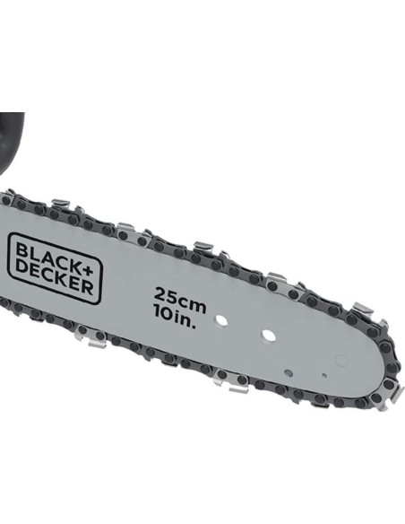 Motosierra inalámbrica BLACK+DECKER 20V 25,4 cm con batería