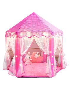 Carpa de Princesa Rosa Dong Guan 121x121x132 cm para Niñas