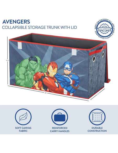 Cofre de Almacenamiento Idea Nuova Avengers 72.39x40.64 cm
