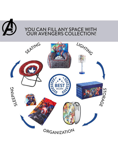 Cofre de Almacenamiento Idea Nuova Avengers 72.39x40.64 cm