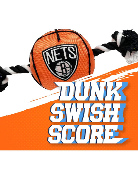 Juguete para perros Pets First NBA Baloncesto Brooklyn Nets