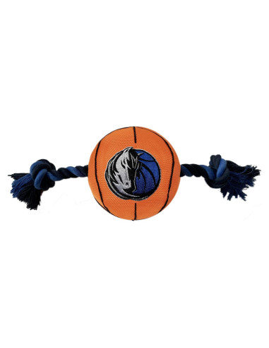 Juguete para mascotas NBA Dallas Mavericks con cuerda y squeaker
