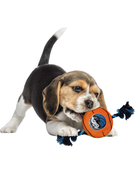 Juguete para mascotas NBA Dallas Mavericks con cuerda y squeaker