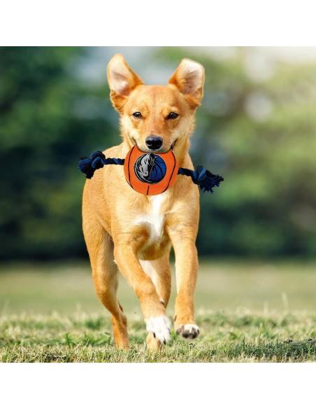 Juguete para mascotas NBA Dallas Mavericks con cuerda y squeaker
