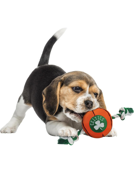 Juguete para mascotas NBA Boston Celtics - Baloncesto con cuerda