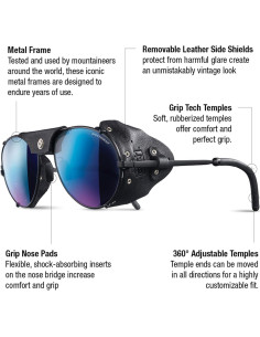 Gafas de sol Julbo Cham con protectores laterales para montaña 2