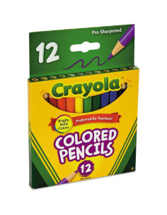 Lápices de Colores Crayola 684112 Madera 12 Colores 3.3 mm 2