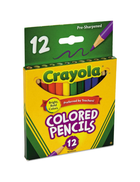 Lápices de Colores Crayola 684112 Madera 12 Colores 3.3 mm