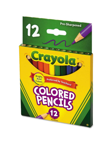 Lápices de Colores Crayola 684112 Madera 12 Colores 3.3 mm