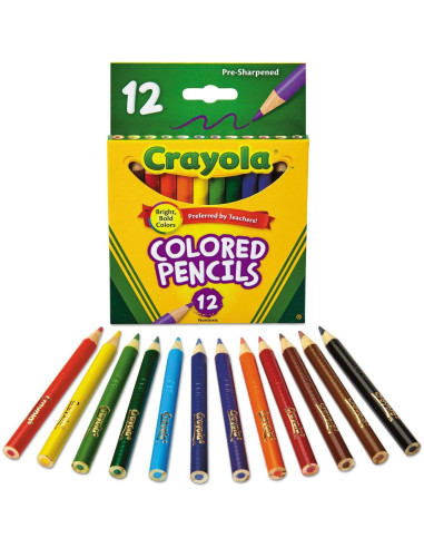 Lápices de Colores Crayola 684112 Madera 12 Colores 3.3 mm