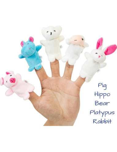 Juego de Marionetas de Dedo Betterline - 20 Piezas para Niños