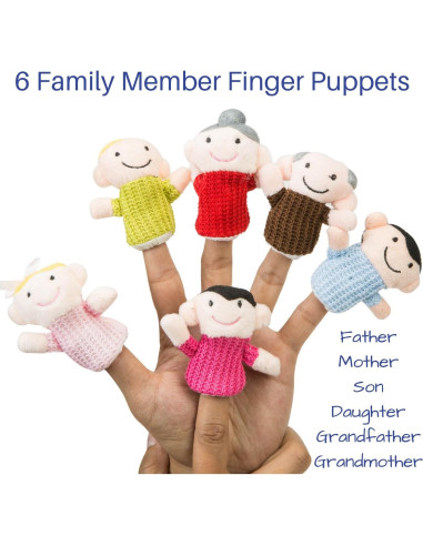 Juego de Marionetas de Dedo Betterline - 20 Piezas para Niños